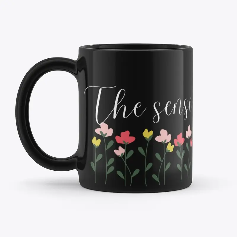 The sense isn't making mug Black